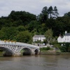 Chepstow bridge in Monmouthshire, Wales