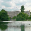 Buckingham Palace in London from St James Park July 2007