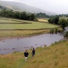 A slightly misty view down Arkengarthdale.