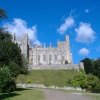 My first view on tour at Arundel Castle, Arundel, West Sussex