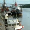 Boats Moored at Bank End, Bideford