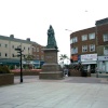 Queen Victoria Statue in the Bull Ring Wakefield Town Centre, West Yorkshire