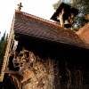 Strange cemetery gatehouse, Middle Claydon, Bucks