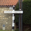 Village sign post, Spridlington, Lincolnshire