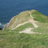 Walking trail at Baggy Point, Croyde in Devon