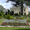 Formal beds and Hall, Brodsworth Hall, South Yorkshire