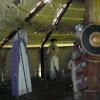 Hut interior, Iceni Village & Museum, Norfolk