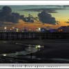North pier after sunset, Blackpool, Lancashire
