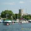 Boating on the Stour at Christchurch, Dorset