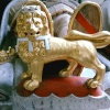 Howard/Norfolk lion, St Michael's Church, Framlingham, Suffolk
