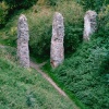 Remains Howard bridge, Framlingham in Suffolk