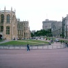 Overview of St George's Chapel and Windsor Castle in Berkshire