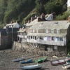 Harbour view at Clovelly, Devon