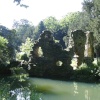 Folly ruin in the grounds of Belton House in Belton, Lincolnshire