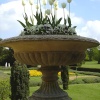 Urn in the Italian Garden at Belton House, Belton, Lincolnshire
