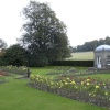 Rose garden at Kedleston Hall, Derbyshire