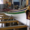 Nelson's funeral barge in the Victory Museum, Portsmouth historic dockyard
