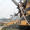 HMS Victory and HMS Ark Royal - the old and the new