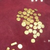 Coins from burial, Sutton Hoo, Woodbridge, Suffolk