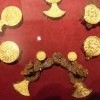 Horse harness fittings from burial, Sutton Hoo, Woodbridge, Suffolk