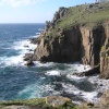 Rocks below the Land's End attraction at Cornwall