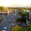Looking down on Beeston, Nottinghamshire