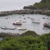 Raft race in Mevagissey harbour