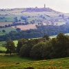 Castle Hill, Photograph taken from Kaye Lane, Almondbury, West Yorkshire - Summer 2002
