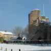 Bungay Castle, Suffolk in Snow