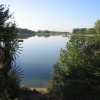 View of Sailing Lake, Fairlands Valley Park, Stevenage, Hertfordshire
