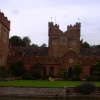 The back of Oxburgh Hall, Norfolk