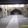Inside the ruins, Glastonbury Abbey, Somerset