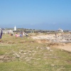 The cliff top and the stone quarry at Portland Bill, Dorset
