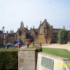 Sherborne, outside the Abbey