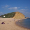 The beach at West Bay, Dorset