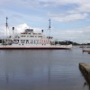 Isle of Wight ferry departing from Lymington, Hampshire