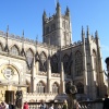 Bath Abbey from Roman Baths
