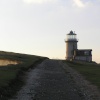 Belle Tout lighthouse on the cliff top at Birling Gap