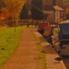 Autumn afternoon on the canal at Polesworth, Warwickshire