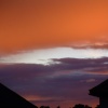 A September evening sky at Melton Mowbray, Leicestershire