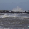 Fabulous waves on the windy beach at Sea Palling, Norfolk