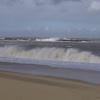 Waves crash onto the beach, Sea Palling, Norfolk