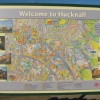 Hucknall welcome sign
