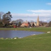 Wrea Green - Green, Pond, Church and Pub.