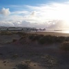 Sand-Dunes and Pier