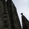 The pinnacles beneath the spire