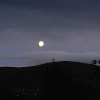 Moon over Mossley, Greater Manchester
