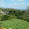Wensley, looking up the valley towards Chatsworth