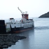 Ferry arriving at Portavaidie