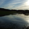 Castle Park under flood
